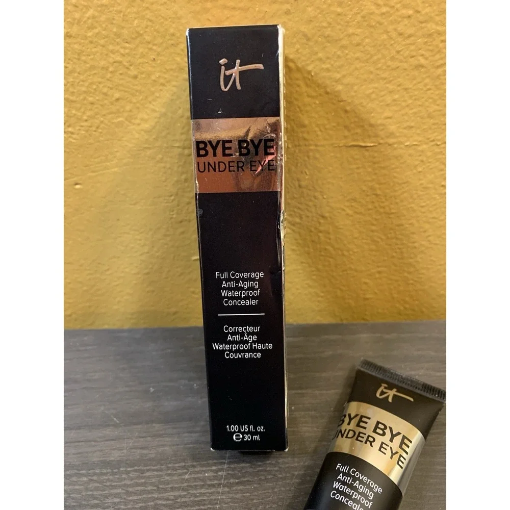 IT Cosmetics Bye Bye Under Eye Concealer 42.5 Warm Deep 1oz Full Size New